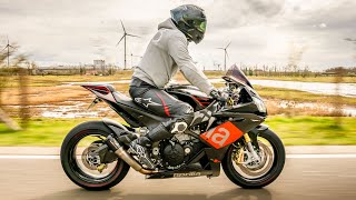 Aprilia RSV4 Austin Racing exhaust sound  Fly bys  Revs GP1R [upl. by Mirielle]