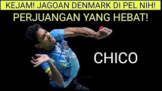 😱 WAH KEREN Chico Aura Dwi Wardoyo vs Rasmus Gemke Badminton bulutangkis [upl. by Nameerf]