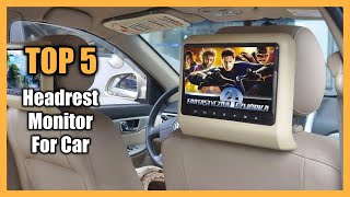 Top 5 Best Headrest Monitor for Car 2024  Best Car Headrest Monitor in 2024 [upl. by Trillby]