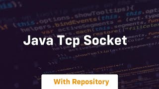 java tcp socket [upl. by Egedan869]