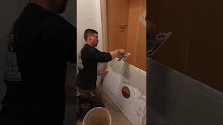 How to install a shower pan  Schluter System [upl. by Lunetta126]