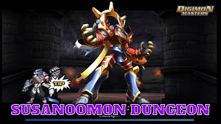 Digimon Masters Testing Susanoomon Dungeon [upl. by Birchard]