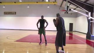 Hakeem Olajuwon Master of the Post Game  with Stoudimire Part 2 [upl. by Elle]