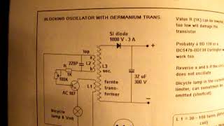 All kinds of relaxation  blocking oscillator schematics for Higher Voltages [upl. by Adnirak998]