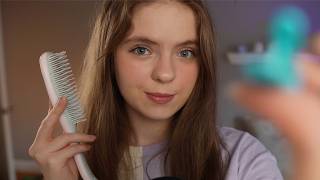 ASMR FAST amp AGGRESSIVE Haircut Hair Clipping Curling and Styling Roleplay [upl. by Aicul]