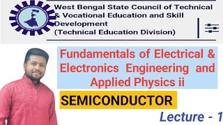 Diploma 2nd semester Feee amp Physics class  Topic  Semiconductor  Bng math [upl. by Mccormick]