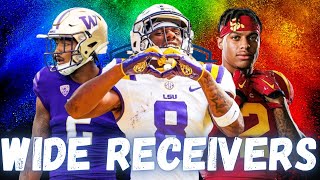 Top 15 WIDE RECEIVERS in the 2024 NFL Draft [upl. by Eirolam]