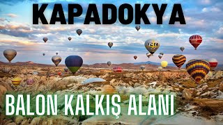 Kapadokya balon nereden kalkıyor Kapadokya balon kalkışı izleme [upl. by Jamnis]