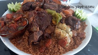 Thiébou yapp bou khonk avec sauce légumes Dara doù déss [upl. by Adnohs]