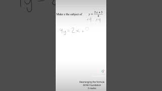 Rearranging the Formula  GCSE Maths Higher [upl. by Neelia]