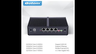 My OPNsense hardware of choice for most SMBs Quotom i3 5005U [upl. by Rabassa]