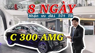 Mercedes C300 AMG 2023 Màu Đen Giao Ngay Còn 8 Ngày Để Nhận 50 Trước Bạ  Hoan Channel [upl. by Mackoff]