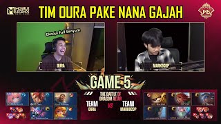 MATCH PENENTUAN SIAPAKAH PEMENANGNYA  TEAM OURA VS TEAM MARKOCOP GAME 5 [upl. by Nosloc]