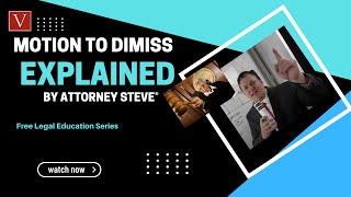 Motion to Dismiss FRCP12b explained by Attorney Steve® [upl. by Trager]