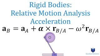 Rigid Bodies Relative Motion Analysis Acceleration Dynamics step by step [upl. by Areikahs209]