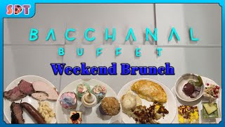 Bacchanal Brunch Buffet at Caesars Palace  Full Tour  Las Vegas [upl. by Issy]