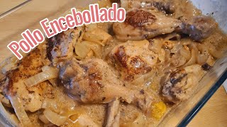 POLLO ENCEBOLLADO SALVADOREÑO rico facil y economico [upl. by Mcgaw497]