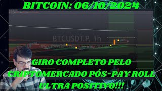 O Rapaz do Bitcoin Giro do Mercado pós Pay Roll muito positivo 06102024 BItcoin Trade [upl. by Spitzer]