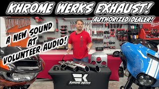 Khrome Werks Exhaust Watch as we go over the latest products Including the New Harley Davidson CVO [upl. by Tnarb]