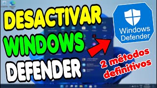 COMO DESACTIVAR O QUTAR WINDOWS DEFENDER en WINDOWS 10 Y 11 🛡️ [upl. by Diane-Marie150]