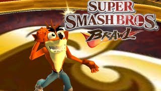 HSBH Crash Twinsanity version Join The Brawl Mod  SSmash Bros Brawl  Hacksponge Channel [upl. by Suez]