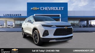 2022 Chevrolet Blazer LT MI Waterford Clarkson Bloomfield Hills White Lake West Bloomfield [upl. by Eehtomit]