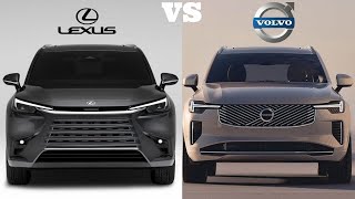 2025 Volvo XC90 vs 2025 Lexus TX The Ultimate 3Row Luxury SUV Showdown [upl. by Auqinom]