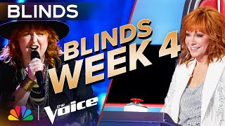 Stunning Blind Auditions from Week 4  The Voice  NBC [upl. by Lunneta]