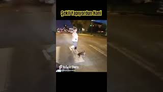 Motorcuya erkeklik yapan köpeğin hazin sonu 😆😆 [upl. by Dralliw]