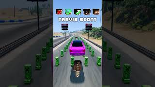 NOOB vs PRO vs HACKER vs HEROBRINE Car Jump Challenge 3 🤫 🚗 shorts beamngdrive [upl. by Eillit881]