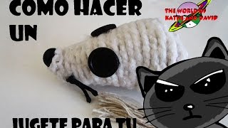 COMO HACER UN JUGUETE PARA TU GATO RATON DE LANA MANUALIDAD [upl. by Moselle]