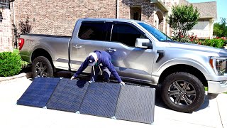 Liking these “HYBRID” portable solar panels Renogy 400 watt suitcase solar panel setup [upl. by Danforth351]