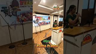 Kalpantha kalatholam sung by Radha Prabha Comedy Uthsavam Fame Thrissur [upl. by Adyht]