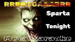 Sparta – Tonight Karaoke version — Instrumental with lyrics [upl. by Jeane396]