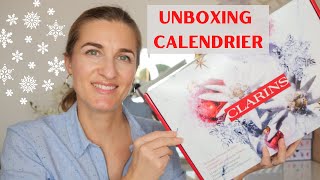 QUE VAUT LE CALENDRIER CLARINS  ⭐UNBOXING ⭐ [upl. by Halie297]