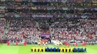 EURO 2012 mecz POLSKA 11 ROSJA  rozpoczęcie meczu [upl. by Namqul355]