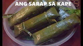 SUMAN MALAGKIT SA DAHON NG SAGING  LUTONG BISAYA [upl. by Melvina]