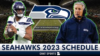 Seattle Seahawks 2023 NFL Schedule Opponents Instant Analysis amp Prediction [upl. by Llebanna609]