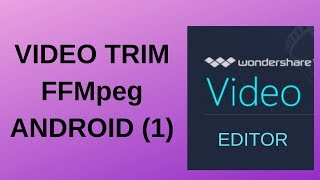 Trim video Video Cutter using FFMpeg Library in Android Studio PART 1 [upl. by Dranyl]