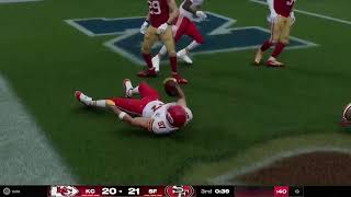 NFL Madden Sim Kansas City Chiefs at San Francisco 49ers Week 7 2024 [upl. by Dadelos]