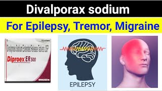 divalproex sodium extended release tablets ip 500mg uses in hindi  antiepileptic drugs [upl. by Brabazon]