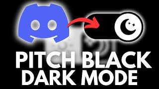 How To Set To Pitch Black Dark Mode On Discord Mobile [upl. by Luhe]