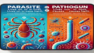 Difference Between Parasite And Pathogen [upl. by Moshe]