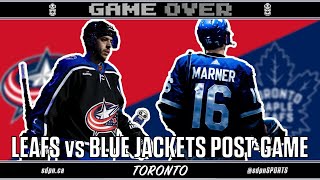 Maple Leafs vs Columbus Blue Jackets Post Game Analysis  Dec 23 2023  Game Over Toronto [upl. by Letsyrc]