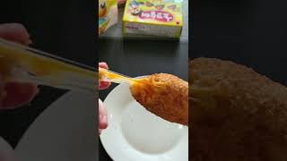 Trying Chinese Cheese and Sausage Corndog food chinesefood corndog [upl. by Ahcmis]