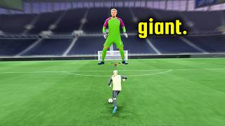 What Happens if your Goalkeeper is Giant in FC 24 Career Mode [upl. by Annadroj]