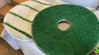 OxyDry Astro turf scrub pad with the Orbitec Easy Glide OP [upl. by Aroled]