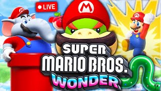 Playing Super Mario Bros Wonder  Super Mario Richie Live QampA [upl. by Loram]