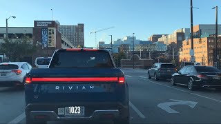 My day on the road tofrom Baltimore Downtown and Sykesville MD driving road dashcam [upl. by Fina]