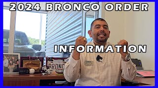 2024 Ford Bronco ORDER Pricing model changes Colors and best practices [upl. by Giselle]